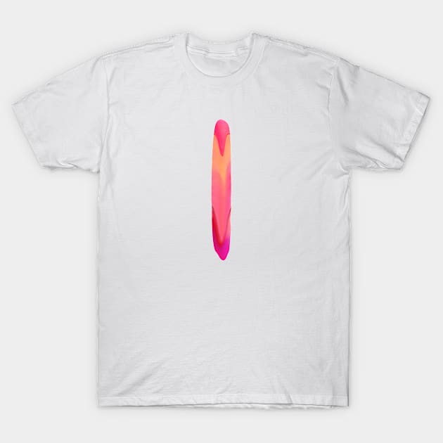 Letter I In Vibrant Watercolor T-Shirt by Binging merch